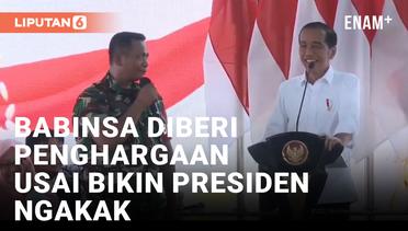 Bikin Jokowi Tertawa Terbahak-bahak, Babinsa di Rembang Diberi Penghargaan oleh Komandan Kodim