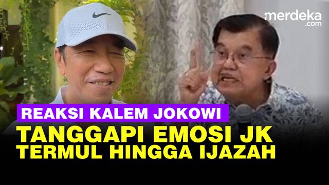 Reaksi Kalem Jokowi Tanggapi Emosi JK soal Termul Hingga Ijazah: Saya Bukan Siapa-siapa