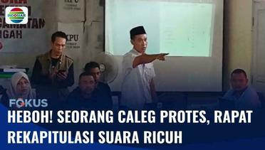 Aksi Protes Seorang Caleg, Warnai Kericuhan Rapat Rekapitulasi Suara di Lombok Tengah | Fokus