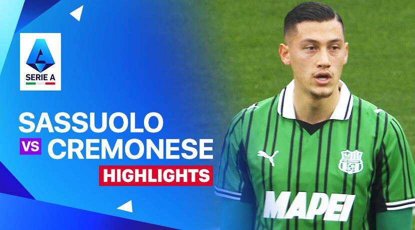 Sassuolo Calcio vs Cremonese