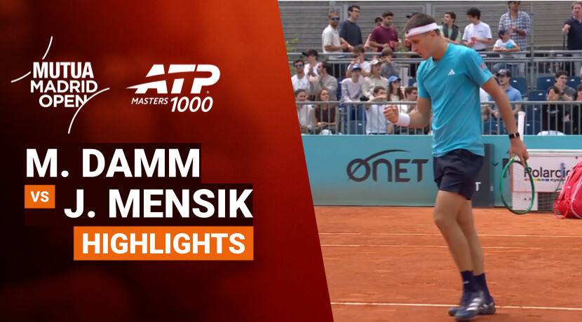 Martin Damm vs Jakub Mensik - Round 2 (Court 4) | ATP 1000: Mutua Madrid Open 2026