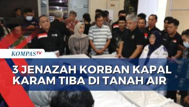 Kapal Tenggelam di Korsel, 3 Jenazah Pelaut Indonesia Tiba di Tanah Air
