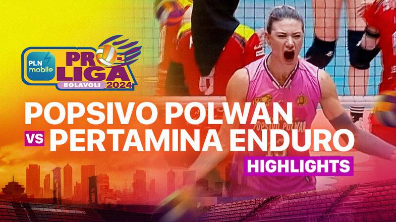 Putri: Jakarta Popsivo Polwan vs Jakarta Pertamina Enduro - Highlights ...