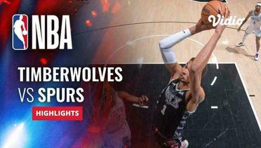 Minnesota Timberwolves vs San Antonio Spurs - Highlights | NBA Regular Season 2023/24