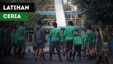 Latihan Ceria Timnas Indonesia U-19 Jelang Laga Vs Brunei