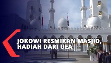 Jokowi Resmikan Masjid, Hadiah Dari UEA