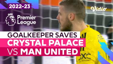 Aksi Penyelamatan Kiper | Crystal Palace vs Man United | Premier League 2022/23