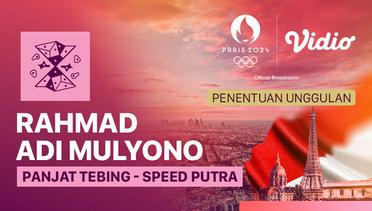 Rahmad Adi Mulyono - Penentuan Unggulan Speed Putra - Panjat Tebing - Full Match | Olympic Games Paris 2024