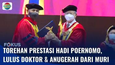 Torehan Prestasi Hadi Poernomo, Jadi Lulusan Terbaik Doktoral dan Raih Anugerah Penghargaan dari MURI | Fokus