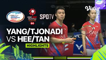 Jordan Yang/Sydney Tjonadi (AUS) vs Hee Yong Kai Terry/Tan Wei Han Jessica (SGP) - Highlights | Sathio Group Australian Open 2024 - Mixed Doubles