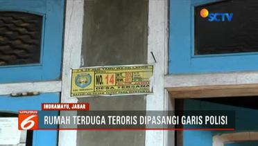 Rumah Terduga Teroris di Indramayu Dipasang Garis Polisi - Liputan6 Pagi