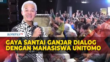[FULL] Gaya Santai Pidato Ganjar Pranowo dengan Mahasiswa Unitomo di Surabaya