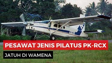 Pesawat Pilatus Jatuh Di Wamena