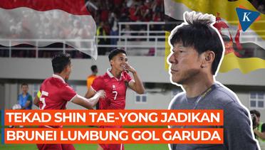 Shin Tae-yong Ingin Timnas Indonesia Pesta Gol ke Gawang Brunei Darussalam