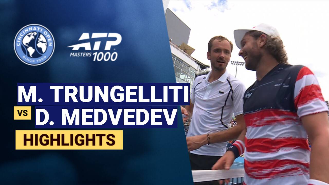 Marco Trungelliti vs Daniil Medvedev - Round 2 (Grandstand) | ATP 1000: Cincinnati Open 2026