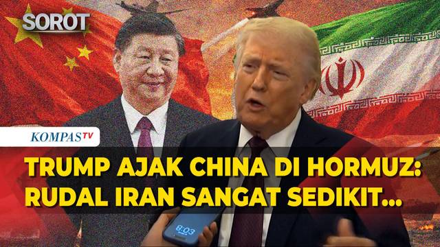 Trump Ajak China di Selat Hormuz: Jumlah Rudal Iran Sudah Sangat Sedikit