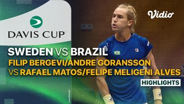 Sweden (Filip Bergevi & Andre Goransson) vs Brazil (Rafael Matos & Meligeni Alves) - Highlights | Qualifiers Davis Cup 2024