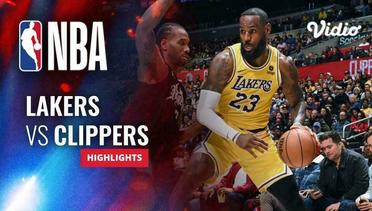 LA Lakers vs LA Clippers - Highlights | NBA Regular Season 2023/24