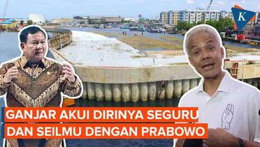 Ganjar Akui Prabowo dan Dirinya Seguru Seilmu soal Program "Giant Sea Wall"