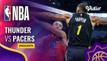 Oklahoma City Thunder vs Indiana Pacers - Highlights | NBA Regular Season 2023/24