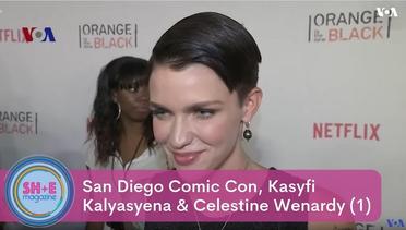 TV SHOW Perempuan SH+E Magazine- San Diego Comic Con, Kasyfi Kalyasyena & Celestine Wenardy (1)