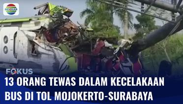 13 Orang Tewas Dalam Kecelakaan  Maut di Tol Mojokerto-Surabaya | Fokus