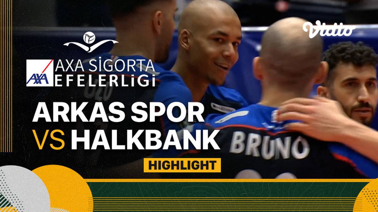Highlights Arkas Spor vs Halkbank Turkish Men's Volleyball League