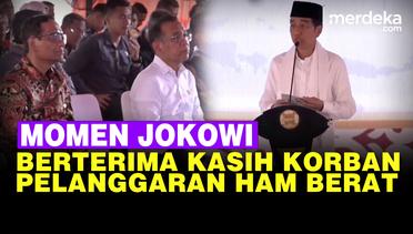 Presiden Jokowi Berterima Kasih pada Korban Pelanggaran HAM Berat, Berharap Luka Sembuh