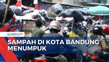 Sampah Makin Menumpuk di Ruas Jalan Kota Bandung!