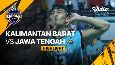 Highlights | Delapan Besar Putra: Kalimantan Barat vs Jawa Tengah | Piala Kapolri 2023