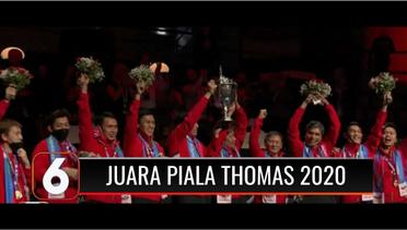 Indonesia Jadi Juara Piala Thomas 2020, Bendera Merah Putih Tak Bisa Berkibar | Liputan 6