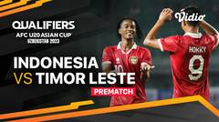 Jelang Kick Off Pertandingan - Indonesia vs Timor Leste