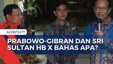 Prabowo-Gibran dan Sri Sultan Hamengkubuwono X Gelar Pertemuan Tertutup