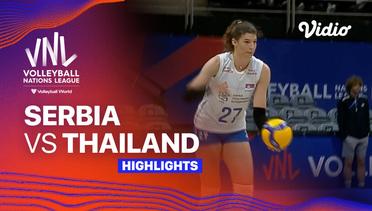 Serbia vs Thailand - Highlights | Women's Volleyball Nations League 2024