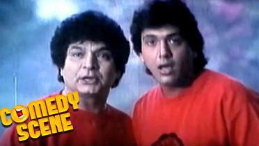 Govinda Doing Dilip Kumar Mimicry | Comedy Scene | Paap Ka Ant | Govinda, Madhuri Dixit | HD