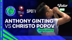 Men's Singles Semifinal: Anthony Sinisuka Ginting (INA) vs Christo Popov (FRA) - Highlights | Yonex All England Open Badminton Championships
