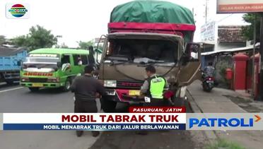 Mobil Tabrak Truk di Pantura, Sopir dan Penumpang Pick Up Tewas - Patroli Indosiar
