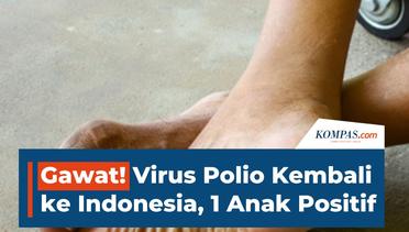 Gawat! Virus Polio Kembali ke Indonesia, 1 Anak Positif