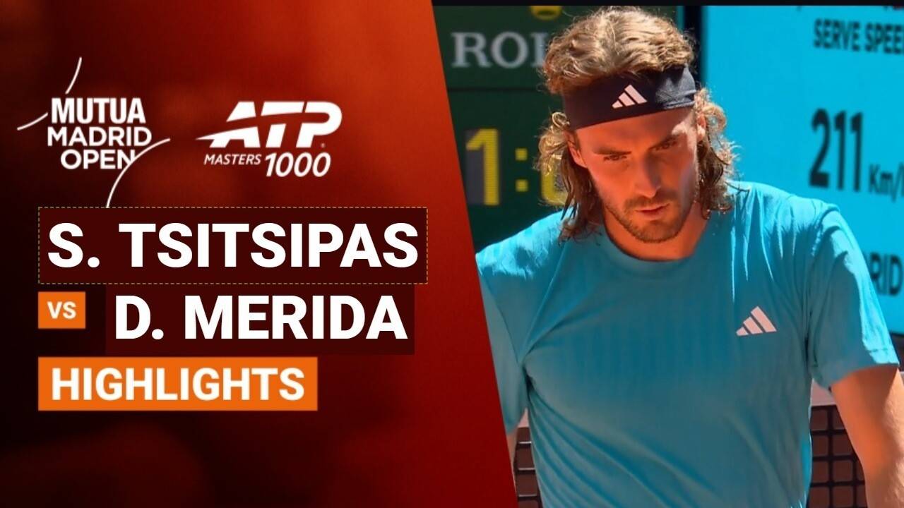 Stefanos Tsitsipas vs Daniel Merida - Round 3 (Arantxa Sanchez Stadium) | ATP 1000: Mutua Madrid Open 2026