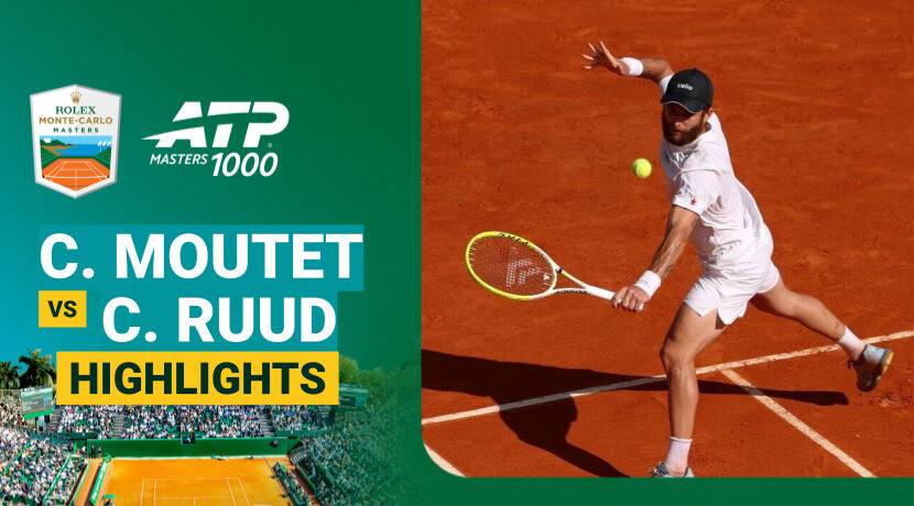 Corentin Moutet vs Casper Ruud - Round 2 (Court des Princes) | ATP 1000: Rolex Monte-Carlo Masters 2026