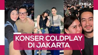 Keseruan Selebriti Menyaksikan Konser Coldplay di Jakarta, Ada Citra Kirana Hingga Yuki Kato