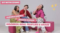 NO SPOILER! Aurora RIbero dan Jerome Kurnia Cerita Adegan Menantang di film 'Like & Share'
