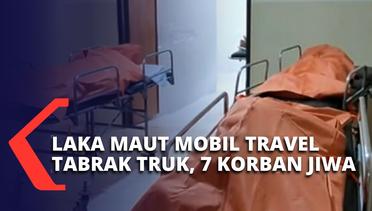 Mobil Travel Tabrak Truk di Ruas Tol Batang-Semarang KM 375, Diduga Karena Sopir Mengantuk