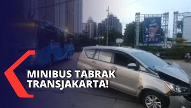 Hati-hati Berkendara! Tabrakan dengan Transjakarta Kembali Terjadi