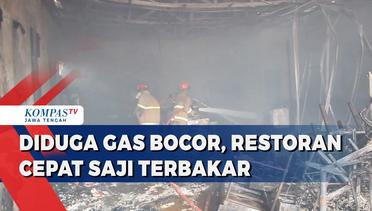 Diduga Gas Bocor, Restoran Cepat Saji Terbakar