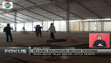 Jelang Ngunduh Besan Jokowi, Tenda Didirikan di Kediaman Bobby - Fokus Sore