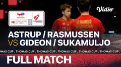 Full Match | Indonesia vs Denmark | Marcus Fernaldi Gideon/Kevin Sanjaya Sukamuljo vs Kim Astrup/Anders Skaarup Rasmussen | Thomas & Uber Cup 2020