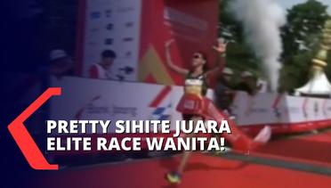 Pretty Sihite Juara Elite Race Wanita Borobudur Marathon 2022!