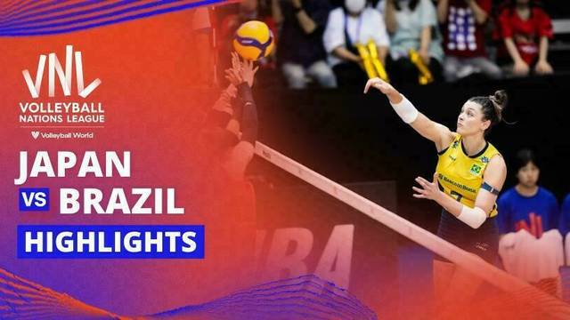 Women: Japan vs Brazil - Highlight | Volleyball Nations League 2025