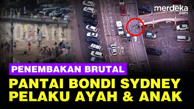 Penembakan Brutal di Pantai Bondi Sydney Tewaskan 16 Orang, Pelaku Ayah & Anak